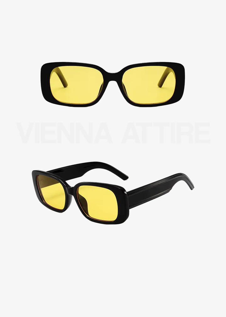 Crystal Gaze - Stylische Sonnenbrille mit transparentem Rahmen