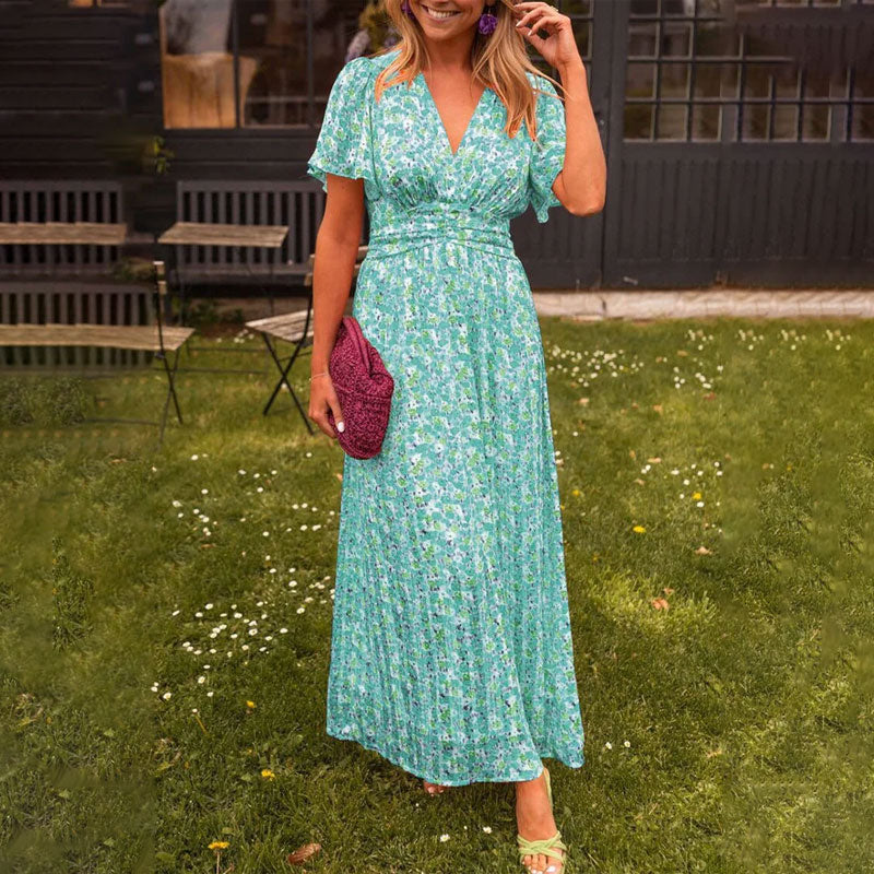 Romy - Sommerkleid mit V-Ausschnitt