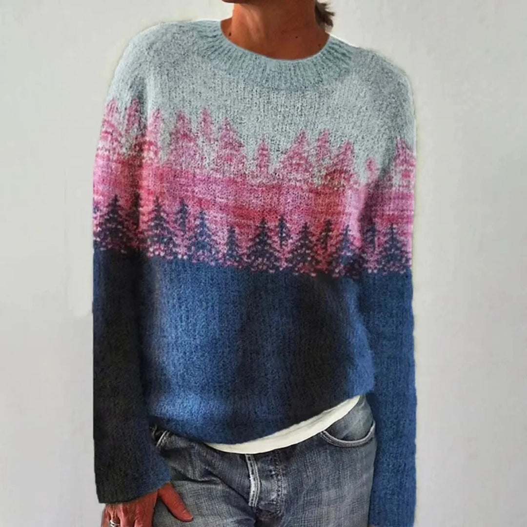 Isla - Pullover mit Wald-Muster