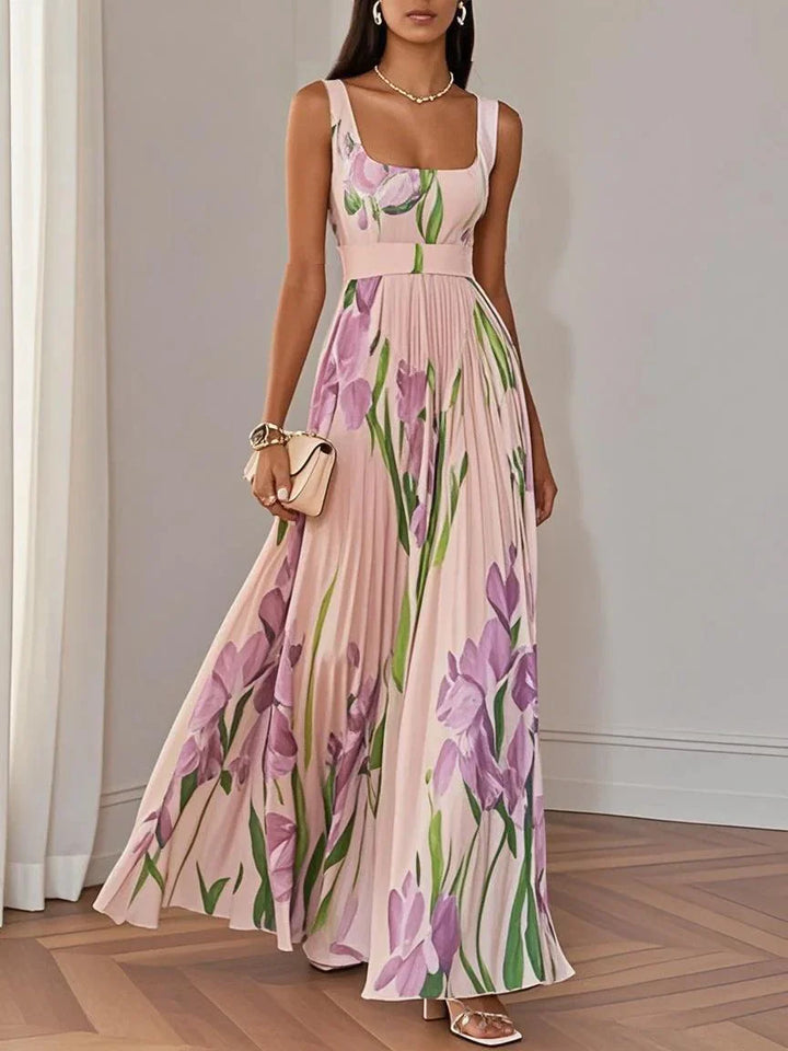 Liviana - Maxi Vestido Plisado