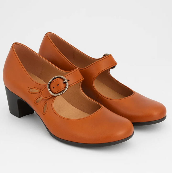 Jane - Sandalias de piel con cierre