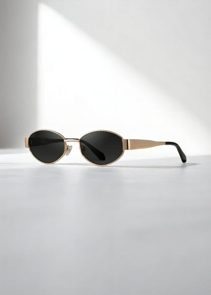Elegancia eterna - Gafas de sol ovaladas de estilo vintage
