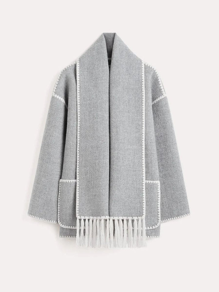Evalina - Veste à foulard pour femme