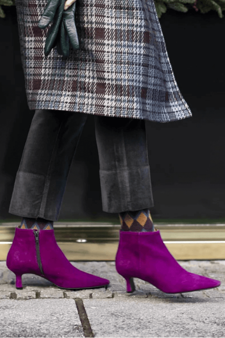 Sophie - Bottines élégantes en daim