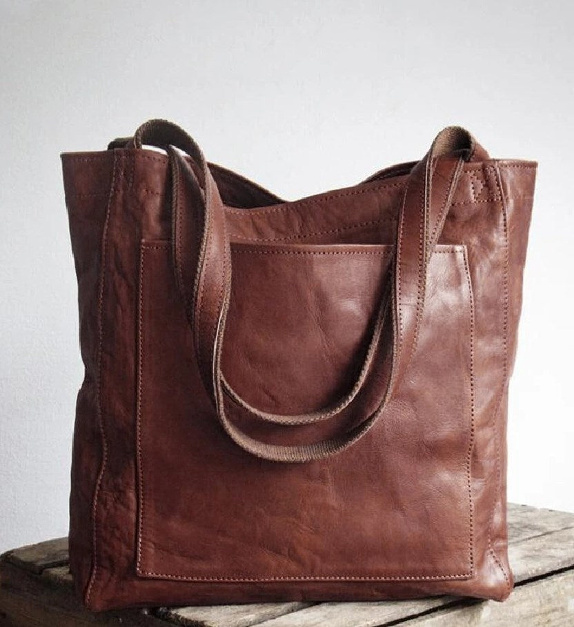 Elysia - Fourre-tout classique en cuir