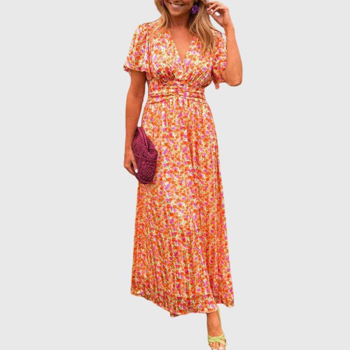 Romy - Robe d'été à col en V