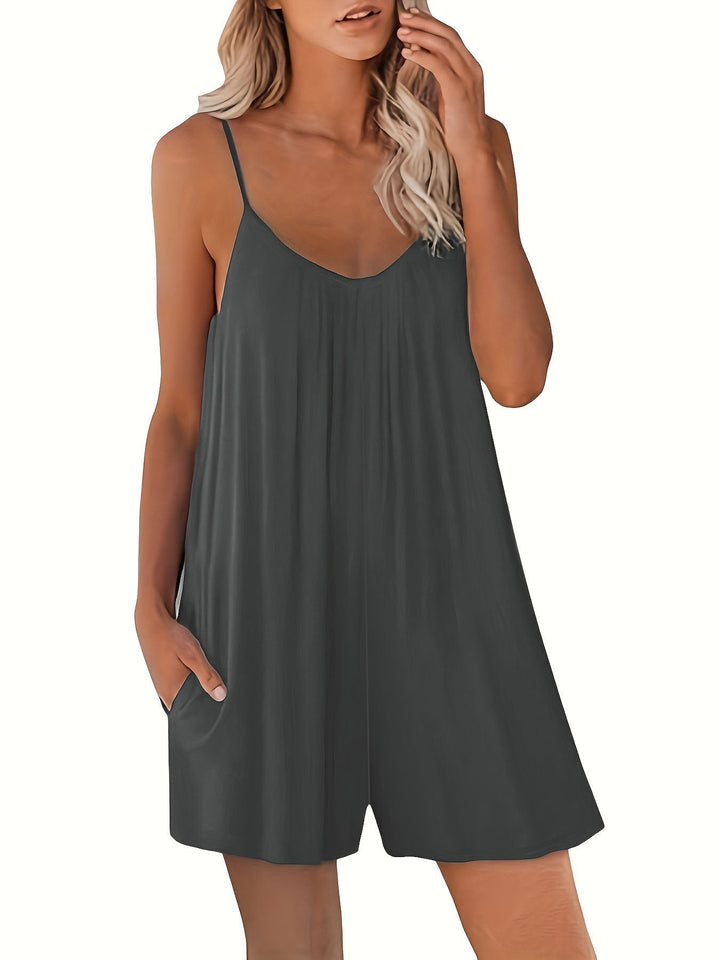 Ailsa - Robe à bretelles spaghetti décontractée