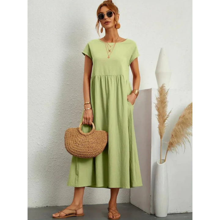 Amelia - Robe en coton aéré