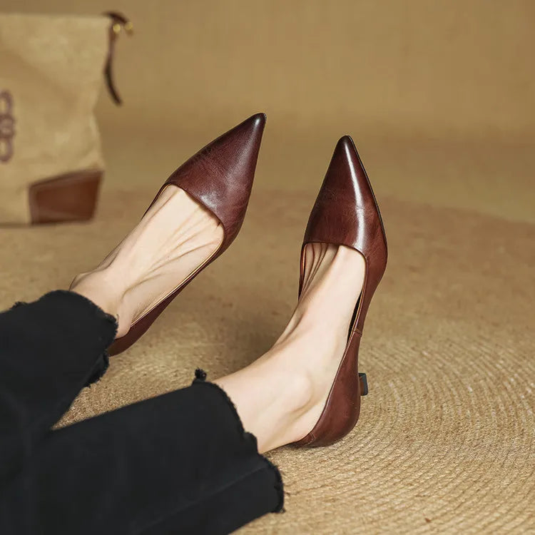 Anok - Escarpins en cuir