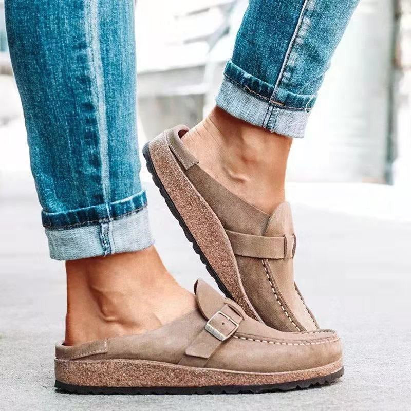 Roswita - Chaussons confortables avec boucle