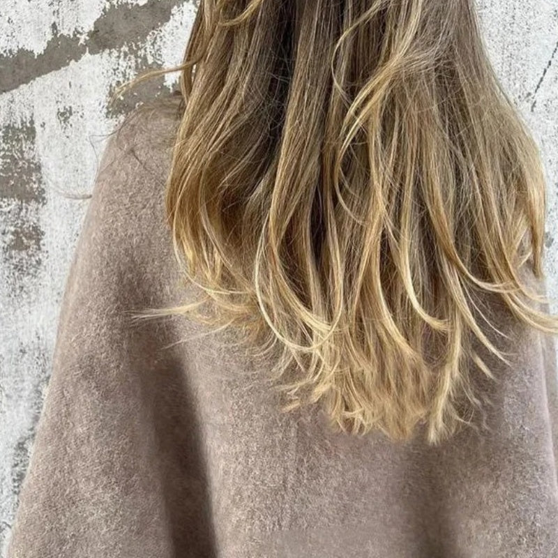 Elise - Manteau court chic à manches évasées