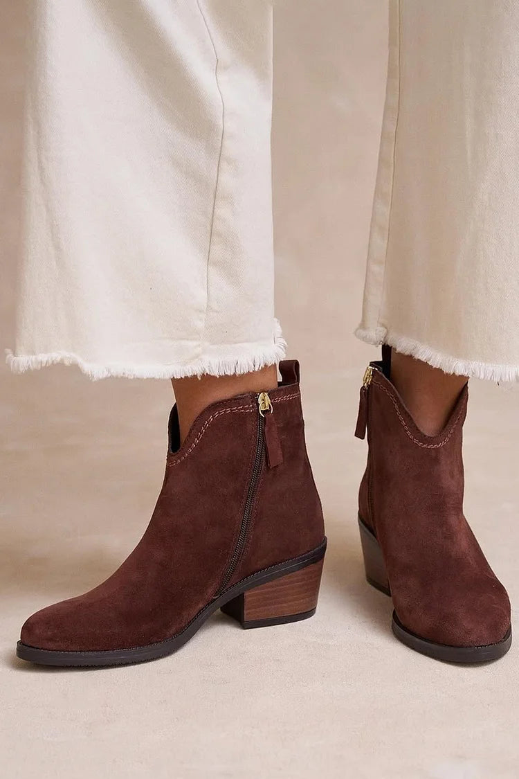 Céline - Stivaletti eleganti in pelle scamosciata