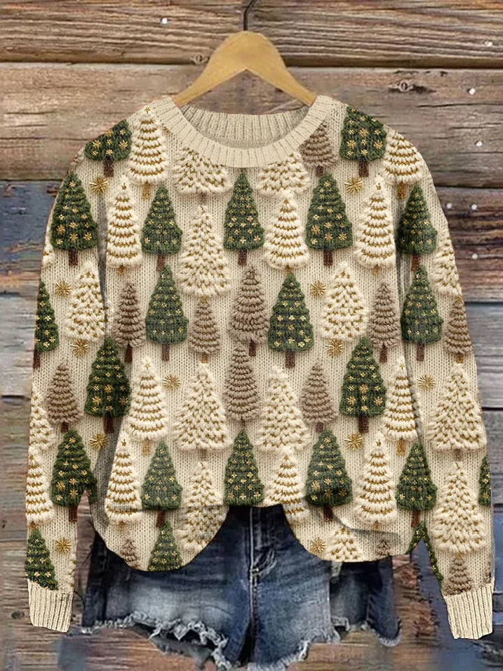 Lucia - Maglione con albero di Natale