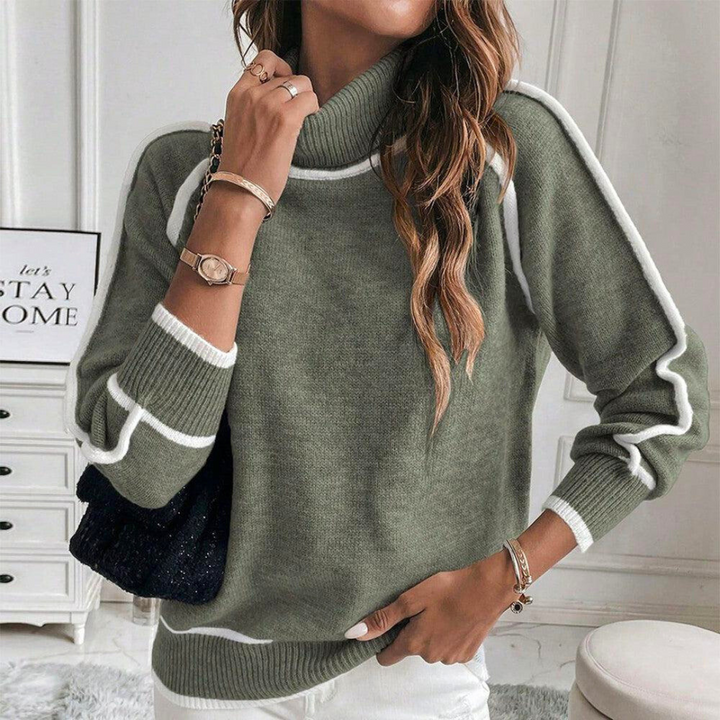 Isa - Pullover con finiture a contrasto