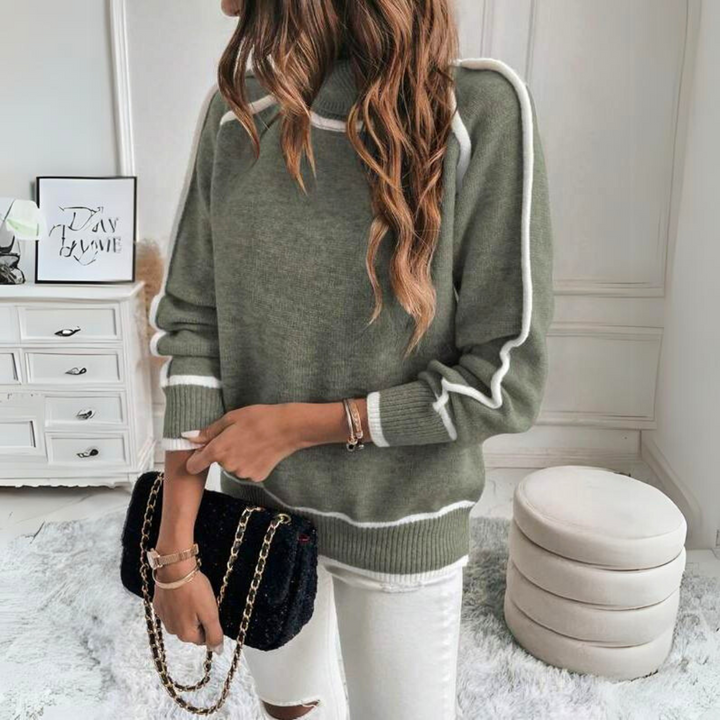 Isa - Pullover con finiture a contrasto
