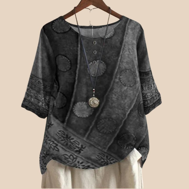 Parmina - Camicetta patchwork Boho