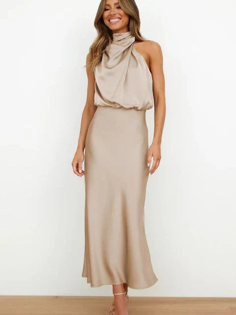 Benthe - Vestito midi senza spalle