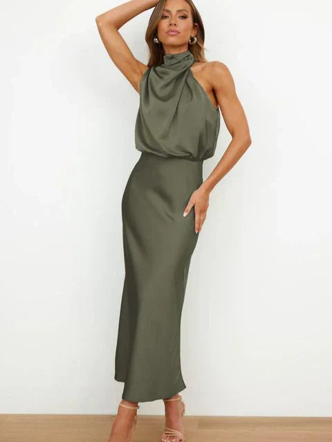 Benthe - Vestito midi senza spalle