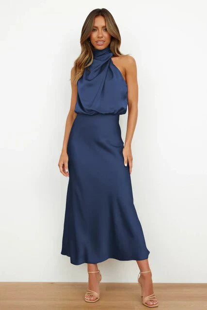 Benthe - Vestito midi senza spalle