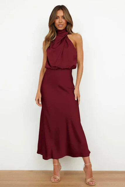 Benthe - Vestito midi senza spalle