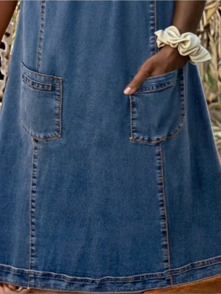 Sofia - Abito in morbido denim