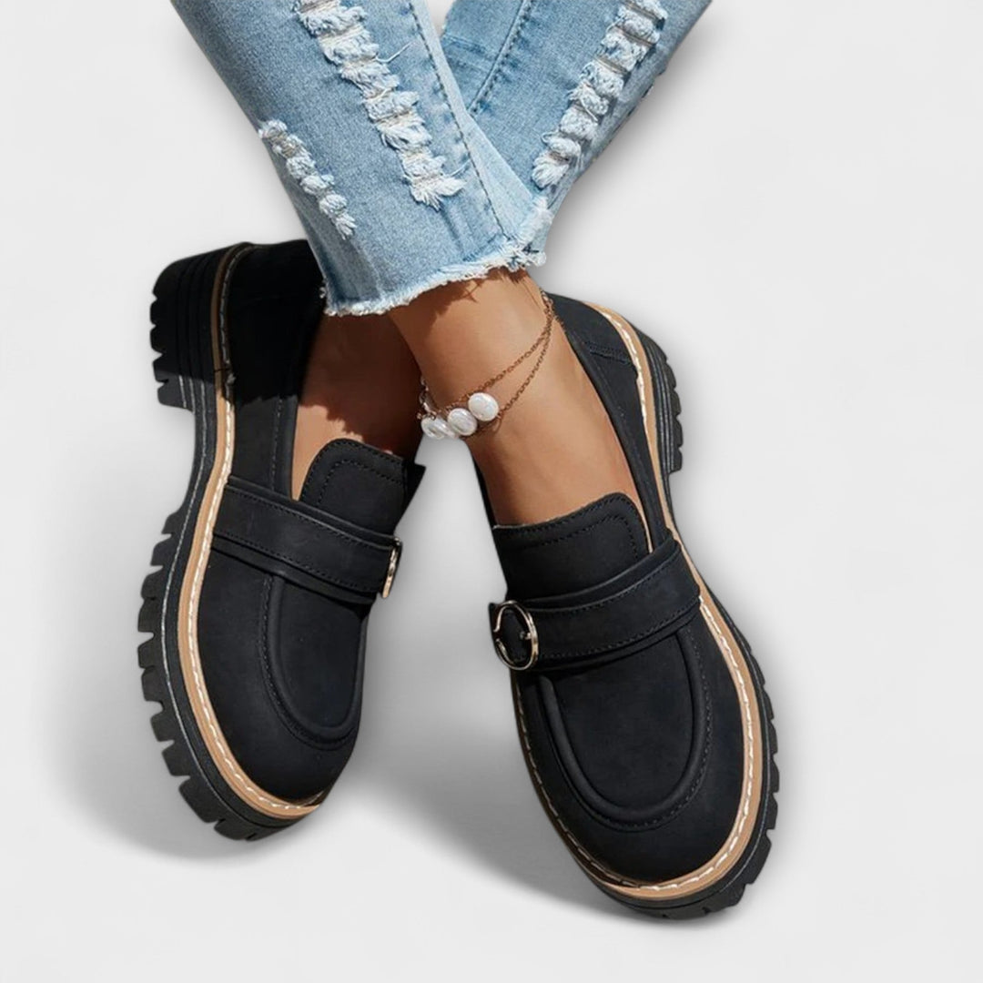 Félanora - Mocassini casual con punta arrotondata