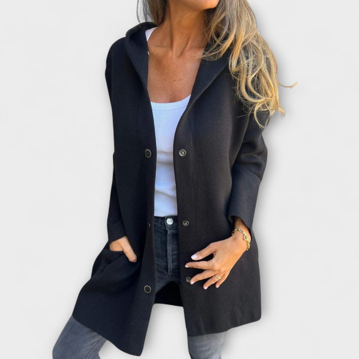Jasmine - Giacca casual da donna con cappuccio