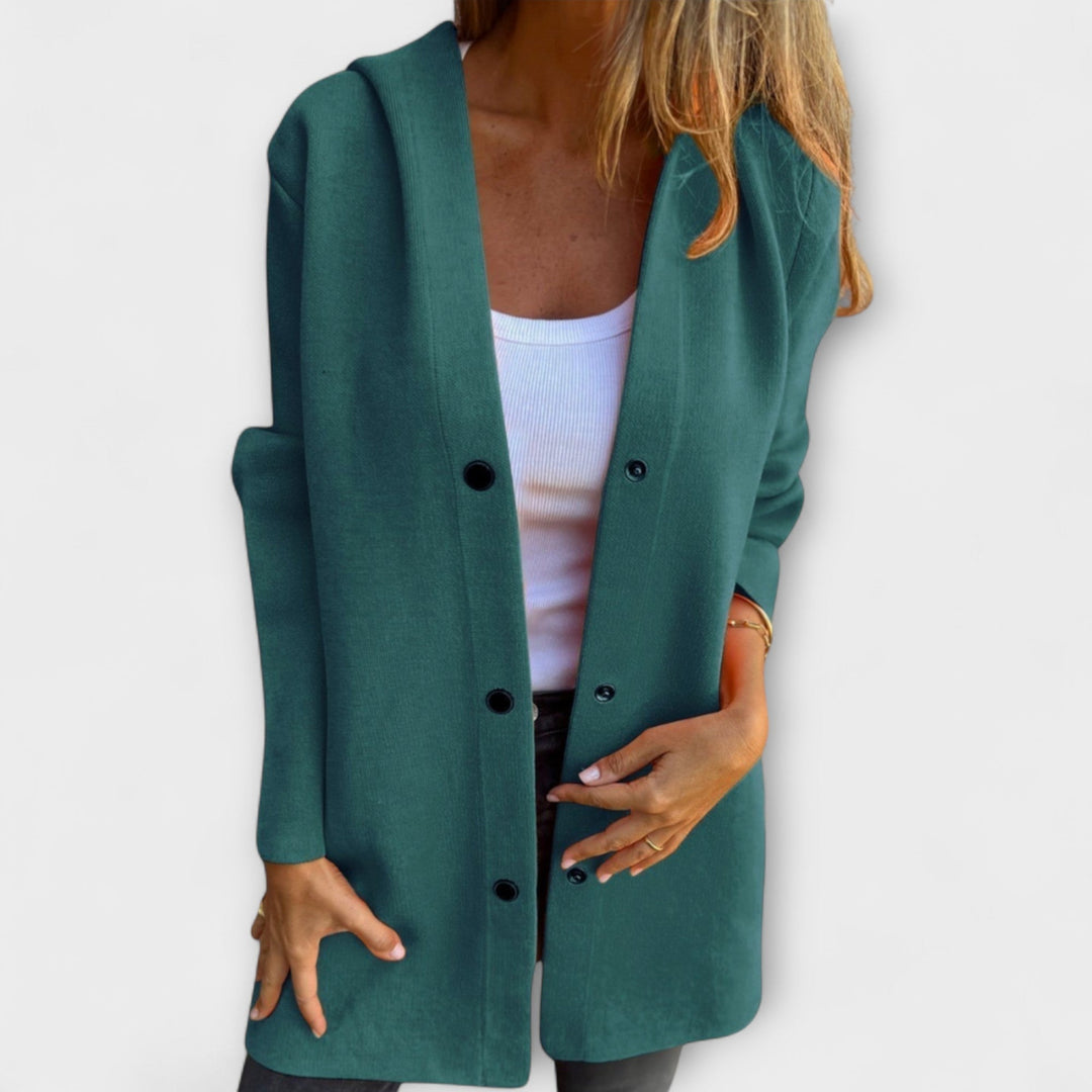 Jasmine - Giacca casual da donna con cappuccio