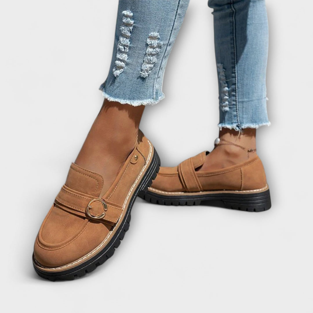 Félanora - Mocassini casual con punta arrotondata