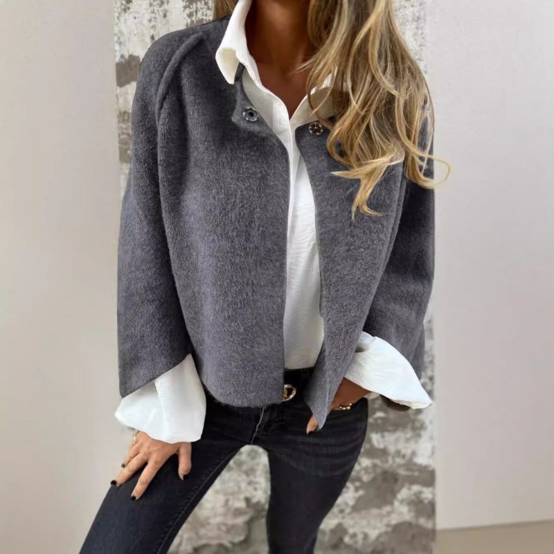 Elise - Cappotto corto chic con maniche svasate