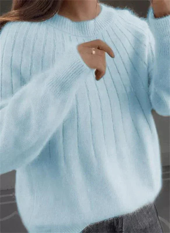 Maria - Camisola de malha de caxemira Soft Elegance