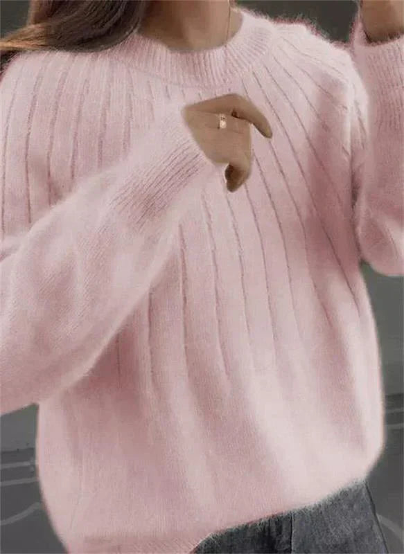 Maria - Camisola de malha de caxemira Soft Elegance